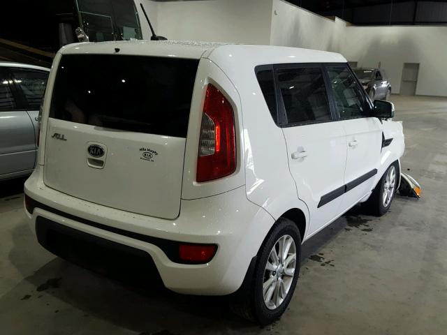 KNDJT2A67C7474002 - 2012 KIA SOUL + WHITE photo 4