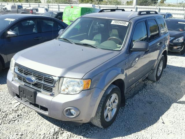 1FMCU59H88KB40865 - 2008 FORD ESCAPE HEV GRAY photo 2