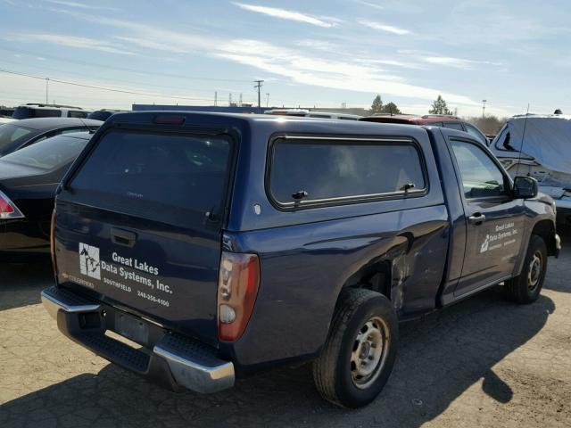 1GCCS146248133247 - 2004 CHEVROLET COLORADO BLUE photo 4