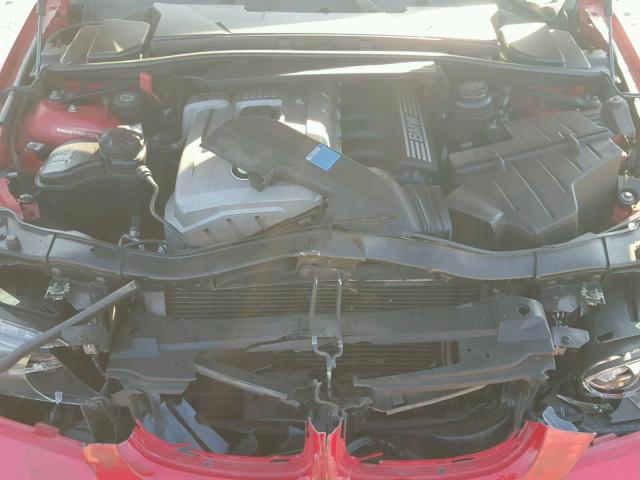 WBAVB17516NK31327 - 2006 BMW 325 I AUTO RED photo 7