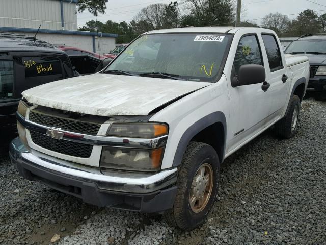 1GCDT136148137082 - 2004 CHEVROLET COLORADO WHITE photo 2