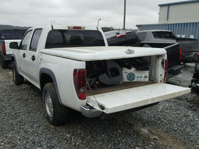 1GCDT136148137082 - 2004 CHEVROLET COLORADO WHITE photo 3