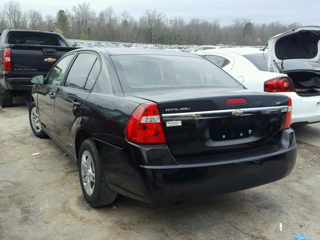 1G1ZS58F97F301227 - 2007 CHEVROLET MALIBU LS 黑色 照片 3