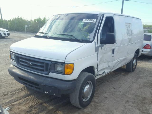 1FTNE24W64HB52437 - 2004 FORD ECONOLINE WHITE photo 2