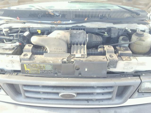 1FTNE24W64HB52437 - 2004 FORD ECONOLINE WHITE photo 7