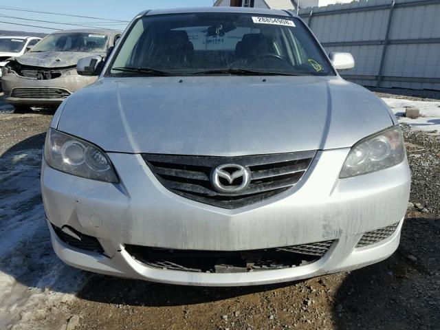 JM1BK12F961436861 - 2006 MAZDA 3 I SILVER photo 9