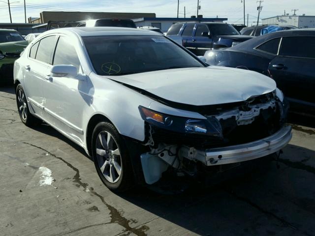 19UUA8F55DA010573 - 2013 ACURA TL TECH WHITE photo 1