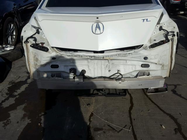 19UUA8F55DA010573 - 2013 ACURA TL TECH WHITE photo 9