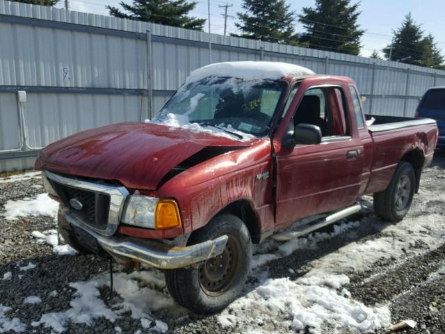 1FTZR15E54PB64963 - 2004 FORD RANGER SUP RED photo 2