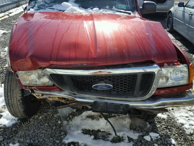 1FTZR15E54PB64963 - 2004 FORD RANGER SUP RED photo 7