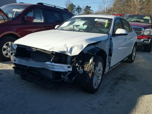 WBA8D9G54JNU68604 - 2018 BMW 330 XI WHITE photo 2