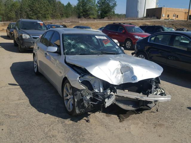 WBANB53597CP08595 - 2007 BMW 550 I SILVER photo 1