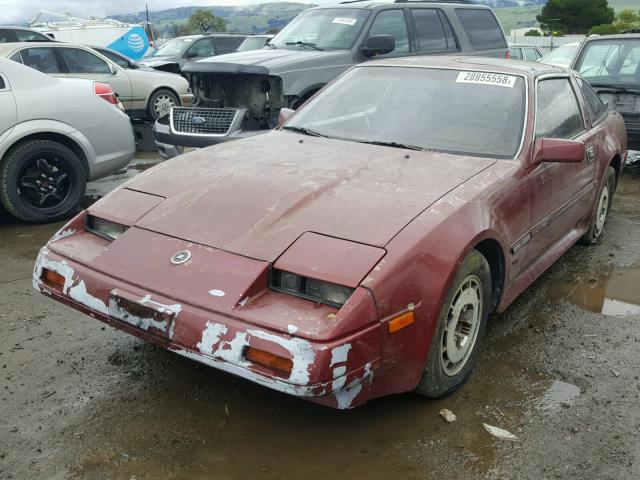 JN1HZ16S5GX085199 - 1986 NISSAN 300ZX 2+2 BURGUNDY photo 2