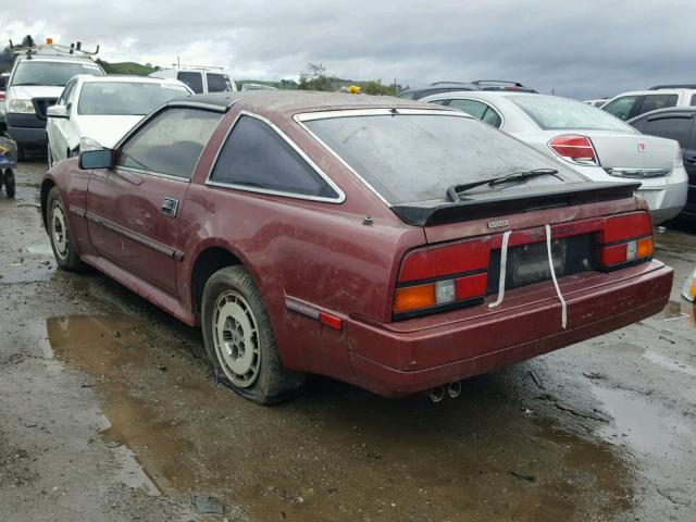 JN1HZ16S5GX085199 - 1986 NISSAN 300ZX 2+2 BURGUNDY photo 3