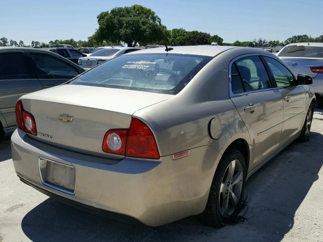 1G1ZC5E17BF151505 - 2011 CHEVROLET MALIBU 1LT 金色 照片 4