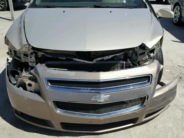 1G1ZC5E17BF151505 - 2011 CHEVROLET MALIBU 1LT 金色 照片 9