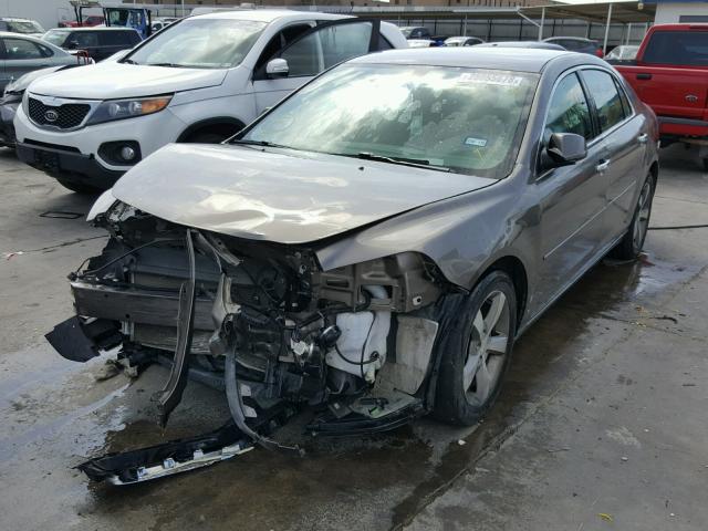 1G1ZC5EU7CF292568 - 2012 CHEVROLET MALIBU 1LT 棕色 照片 2
