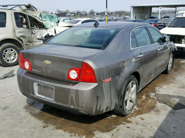 1G1ZC5EU7CF292568 - 2012 CHEVROLET MALIBU 1LT 棕色 照片 4