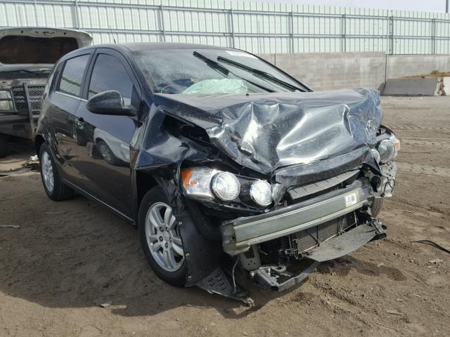 1G1JC6SH5D4197353 - 2013 CHEVROLET SONIC LT BLACK photo 1