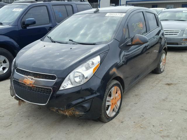 KL8CB6S9XDC524937 - 2013 CHEVROLET SPARK LS BLACK photo 2