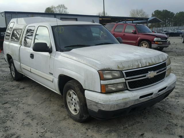 1GCEC19TX6Z148922 - 2006 CHEVROLET SILVERADO WHITE photo 1