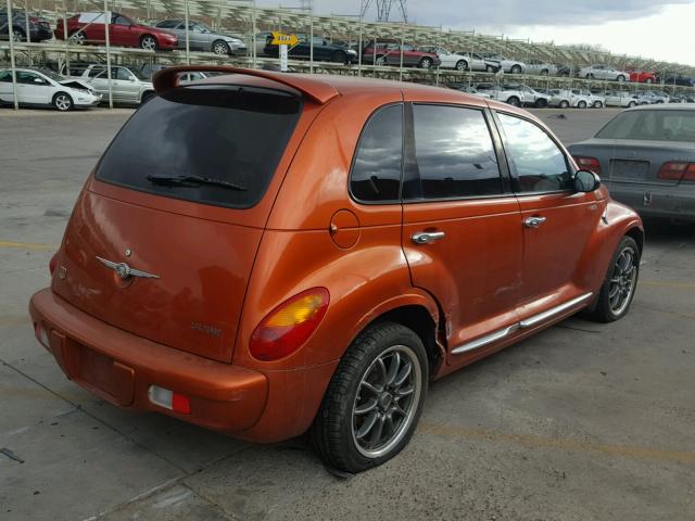 3C8FY78G93T634684 - 2003 CHRYSLER PT CRUISER ORANGE photo 4