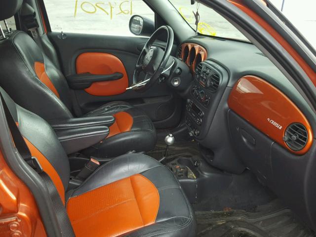 3C8FY78G93T634684 - 2003 CHRYSLER PT CRUISER ORANGE photo 5