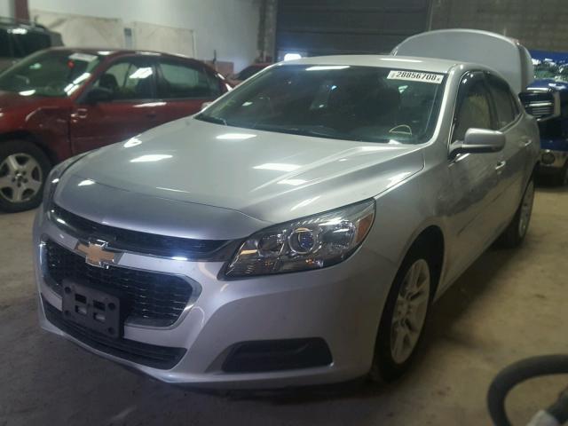 1G11C5SL6FU152407 - 2015 CHEVROLET MALIBU 1LT SILVER photo 2