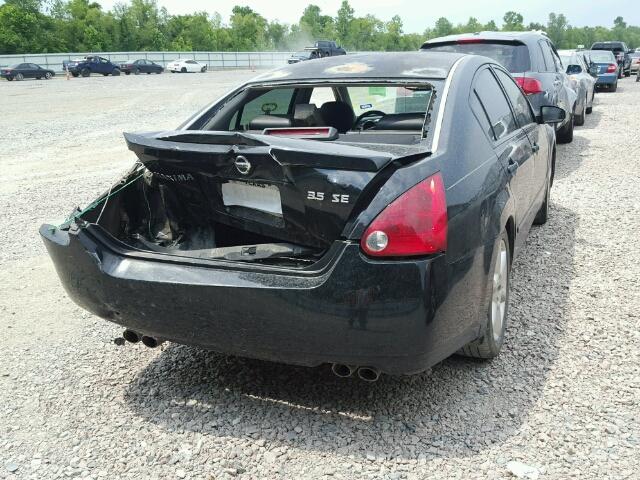 1N4BA41E44C831924 - 2004 NISSAN MAXIMA SE BLACK photo 4