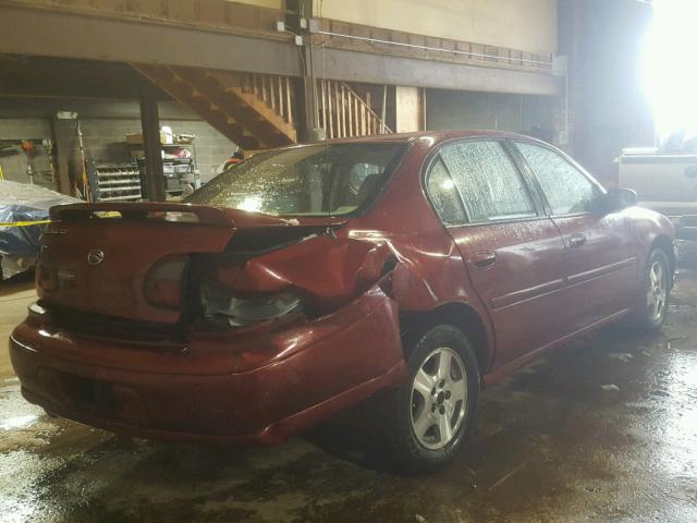 1G1NE52J62M666181 - 2002 CHEVROLET MALIBU LS წითელი ფოტო 4