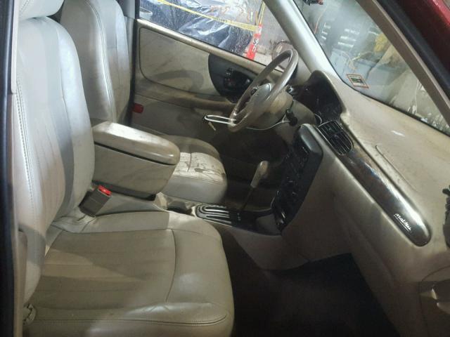 1G1NE52J62M666181 - 2002 CHEVROLET MALIBU LS წითელი ფოტო 5