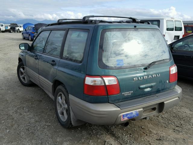 JF1SF65501H736430 - 2001 SUBARU FORESTER S 绿色 照片 3