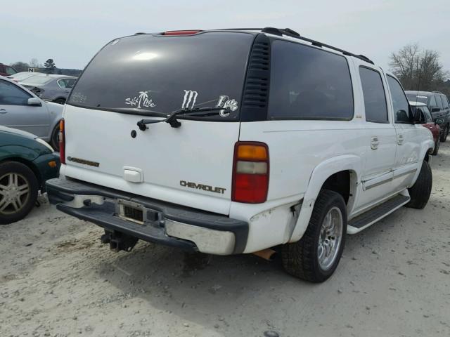 3GNEC16Z12G208340 - 2002 CHEVROLET SUBURBAN C WHITE photo 4