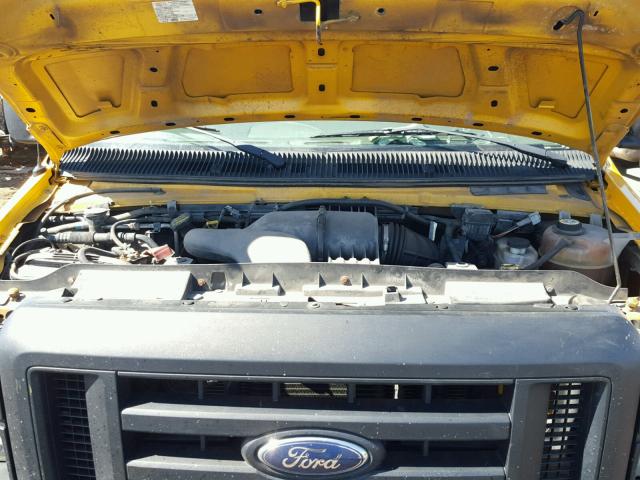 1FTSS34L98DB49682 - 2008 FORD ECONOLINE YELLOW photo 7