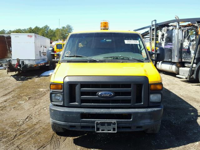 1FTSS34L98DB49682 - 2008 FORD ECONOLINE YELLOW photo 9