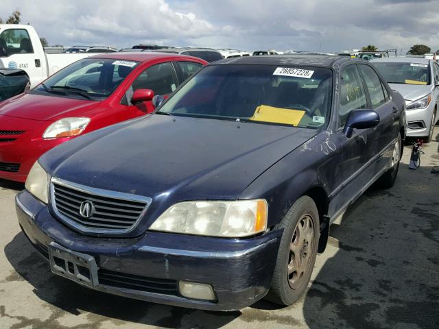 JH4KA9653YC005926 - 2000 ACURA 3.5RL BLUE photo 2