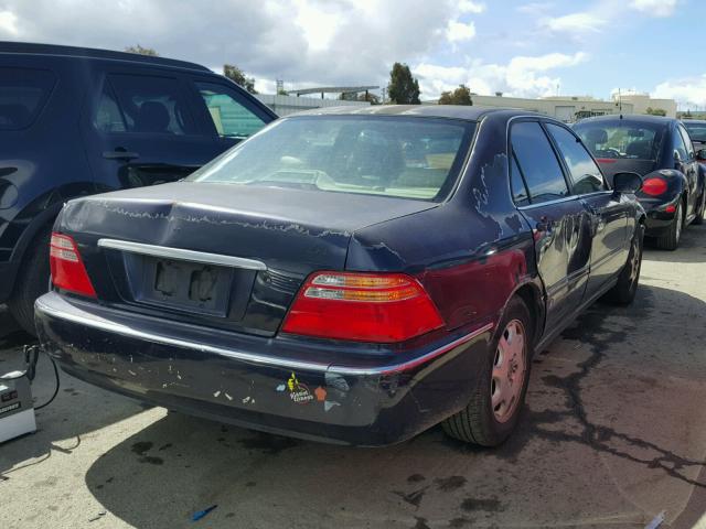 JH4KA9653YC005926 - 2000 ACURA 3.5RL BLUE photo 4