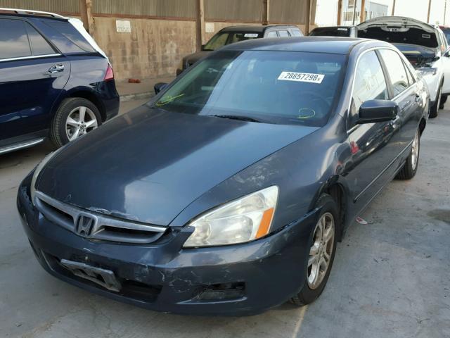 1HGCM56336A069933 - 2006 HONDA ACCORD SE BLUE photo 2