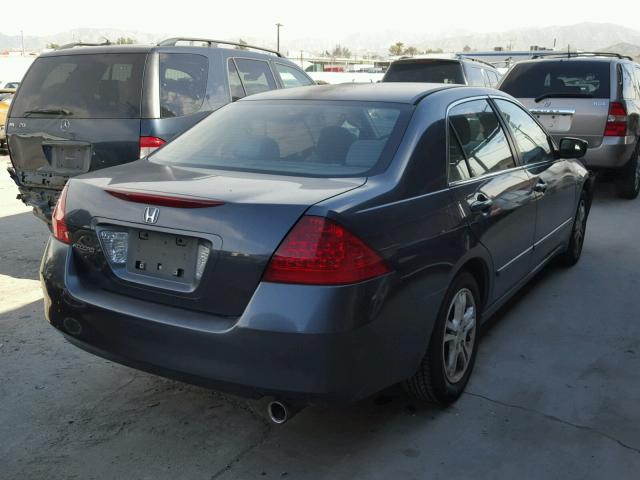 1HGCM56336A069933 - 2006 HONDA ACCORD SE BLUE photo 4