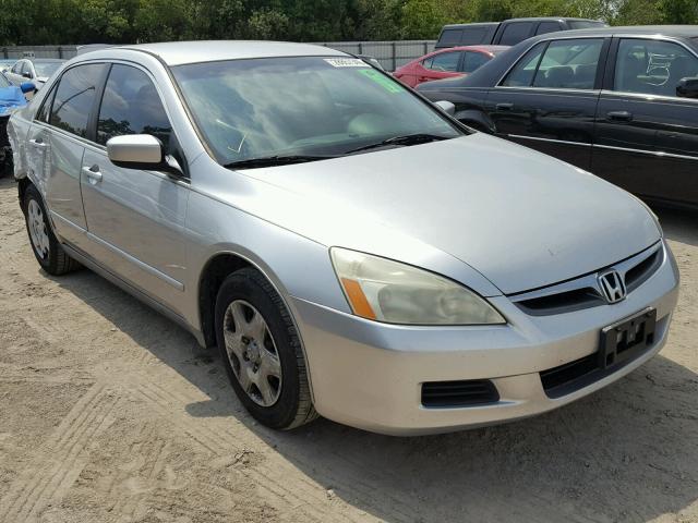 3HGCM56406G700373 - 2006 HONDA ACCORD LX SILVER photo 1