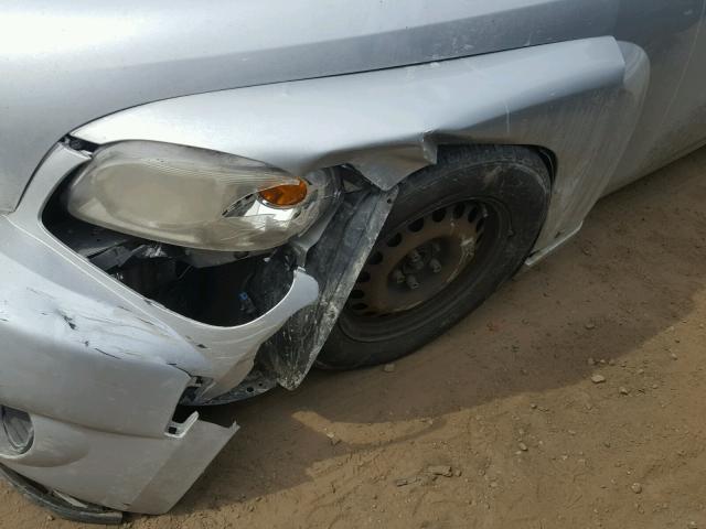 3GNBAADB7AS503324 - 2010 CHEVROLET HHR LS SILVER photo 9