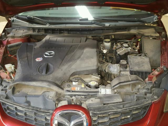 JM3ER293370148374 - 2007 MAZDA CX-7 RED photo 7