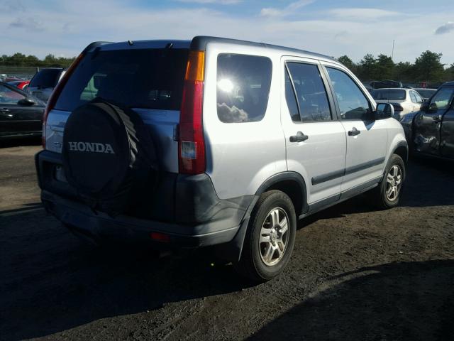 JHLRD78872C031538 - 2002 HONDA CR-V EX SILVER photo 4