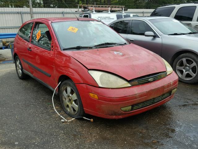 3FAFP31381R223121 - 2001 FORD FOCUS ZX3 RED photo 1