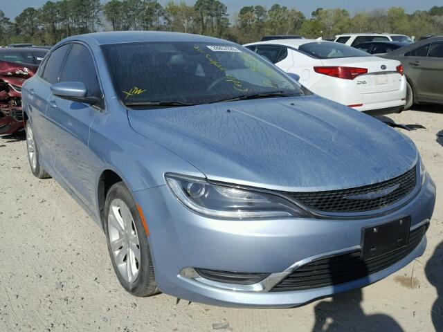 1C3CCCAB5FN653414 - 2015 CHRYSLER 200 LIMITE BLUE photo 1