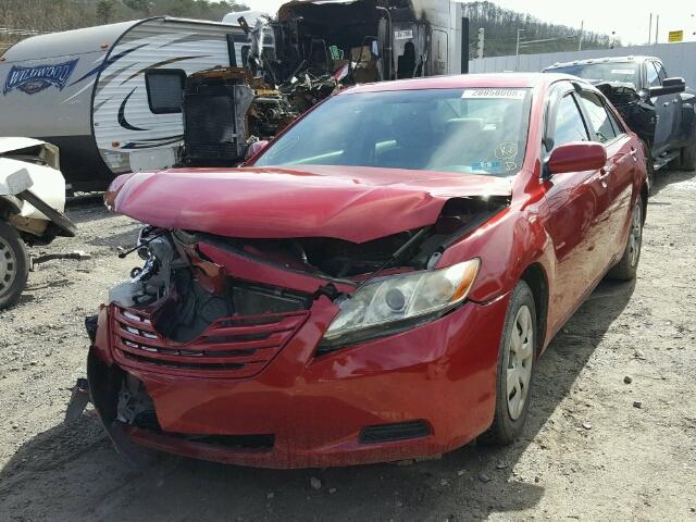 4T1BE46K57U151165 - 2007 TOYOTA CAMRY NEW RED photo 2