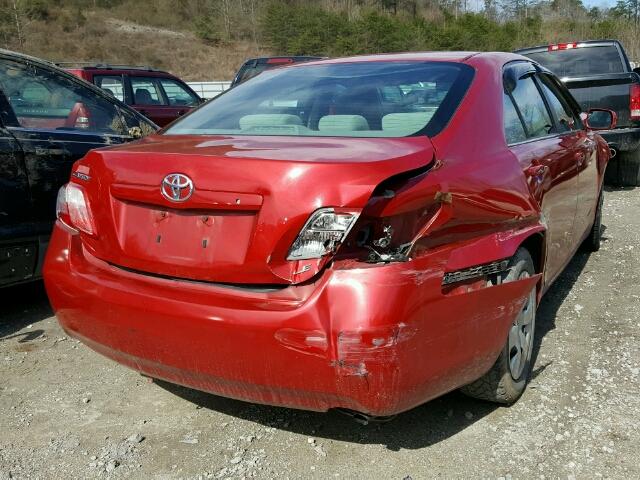 4T1BE46K57U151165 - 2007 TOYOTA CAMRY NEW RED photo 4