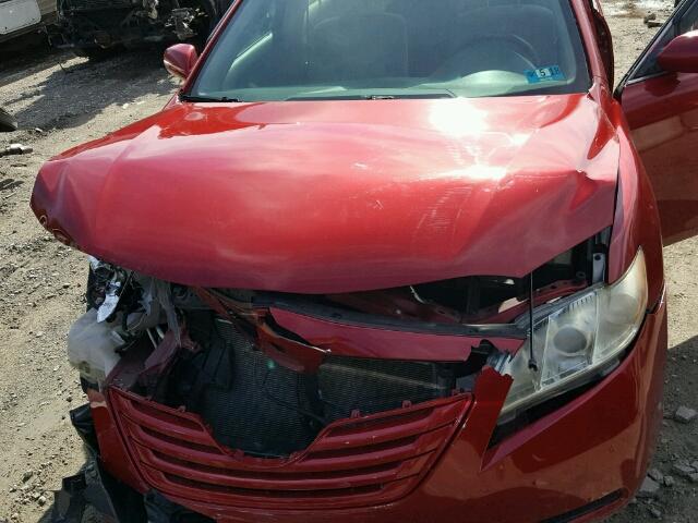 4T1BE46K57U151165 - 2007 TOYOTA CAMRY NEW RED photo 7