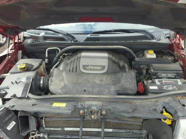 1J8HG58216C285616 - 2006 JEEP COMMANDER წითელი ფოტო 7