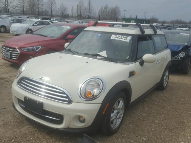 WMWZF3C53CT489315 - 2012 MINI COOPER CLU CREAM photo 2